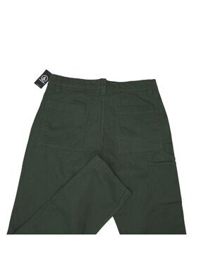 Volcom Tustin Utility Pants Mens 32 Green Cotton-Blend Durable Workwear Style